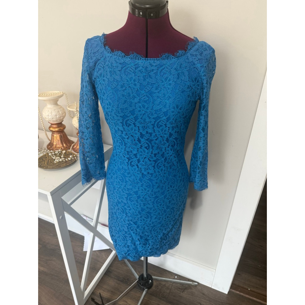 Diane von Furstenberg Zarita Lace Dress Size 6